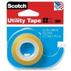 3m Trasparent Tape On Dispenser 1/2x700''